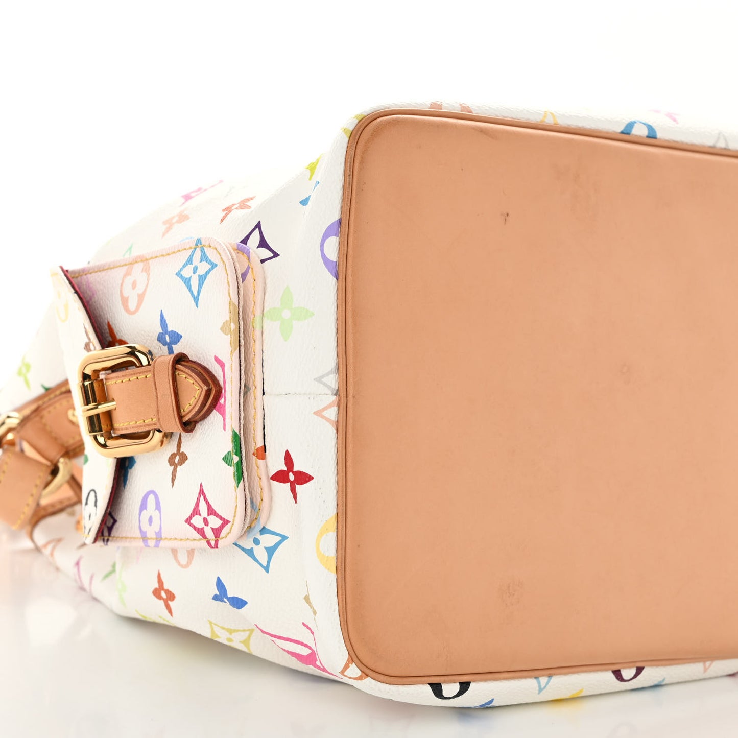 LOUIS VUITTON Monogram Multicolor Petit Noe White