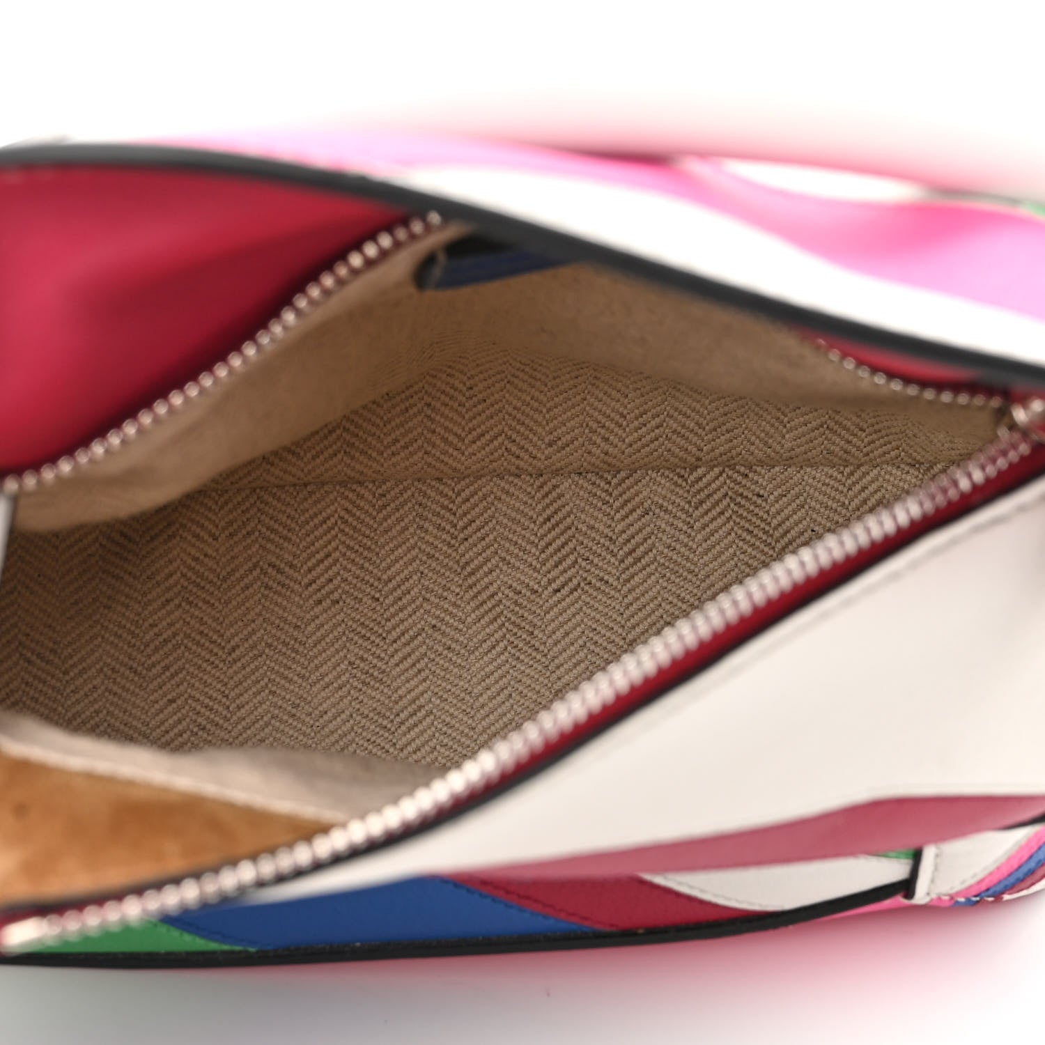 Loewe Calfskin Mini Puzzle Edge Bag Grey Multicolor 5 of 9