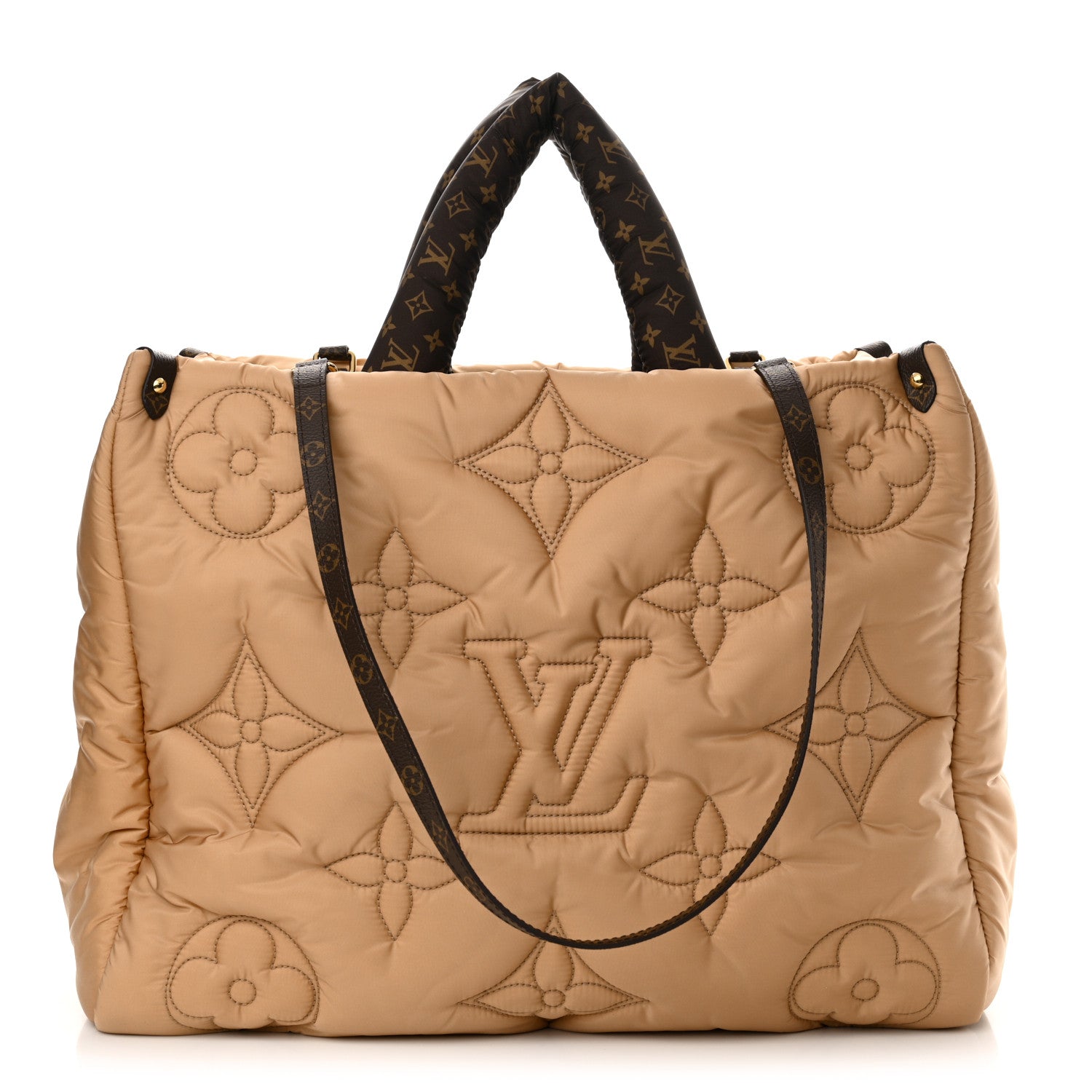 Louis Vuitton Econyl Monogram Pillow Giant Onthego GM Beige 1 of 9