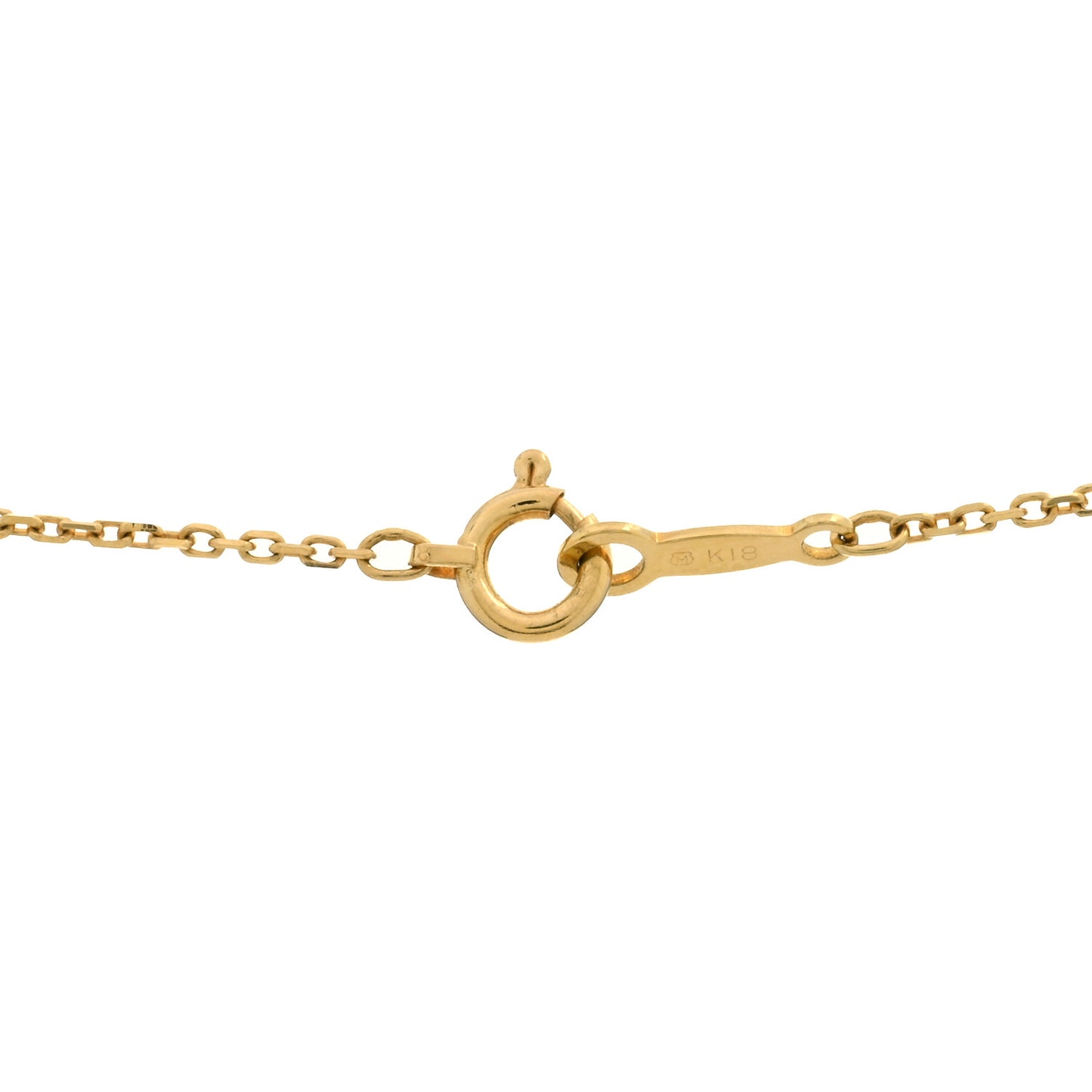 18K Yellow Gold Pearl 5mm Bow Pendant Necklace