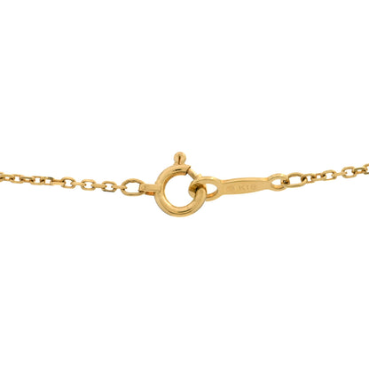 Mikimoto 18K Yellow Gold Pearl 5mm Bow Pendant Necklace 3 of 3