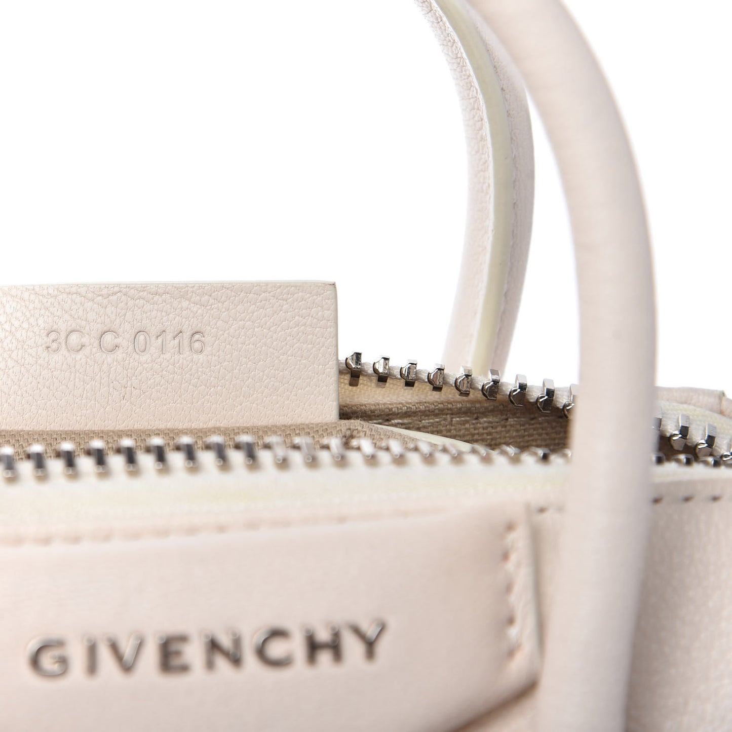 Sugar Goatskin Mini Antigona Ivory