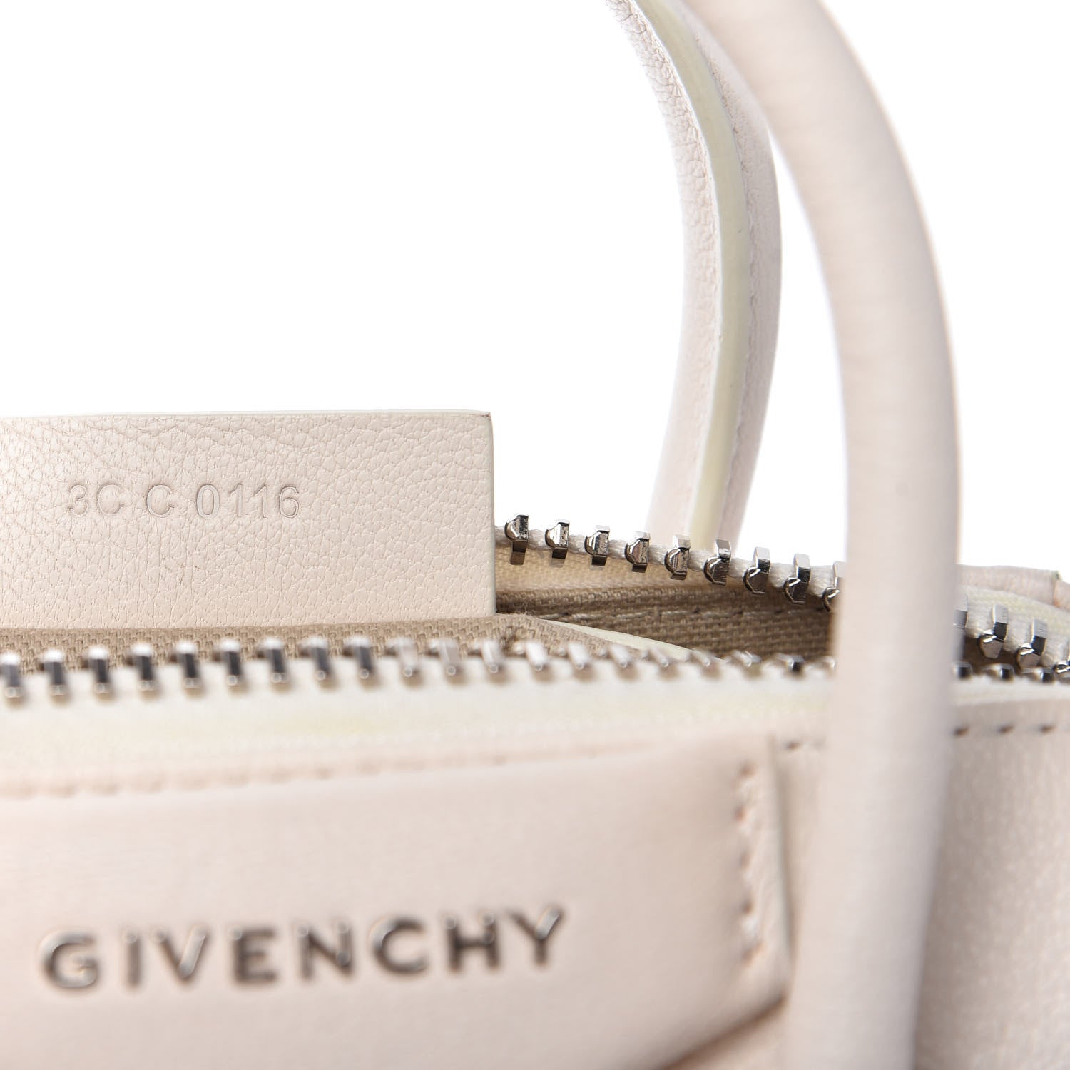 Givenchy Sugar Goatskin Mini Antigona Ivory 9 of 10