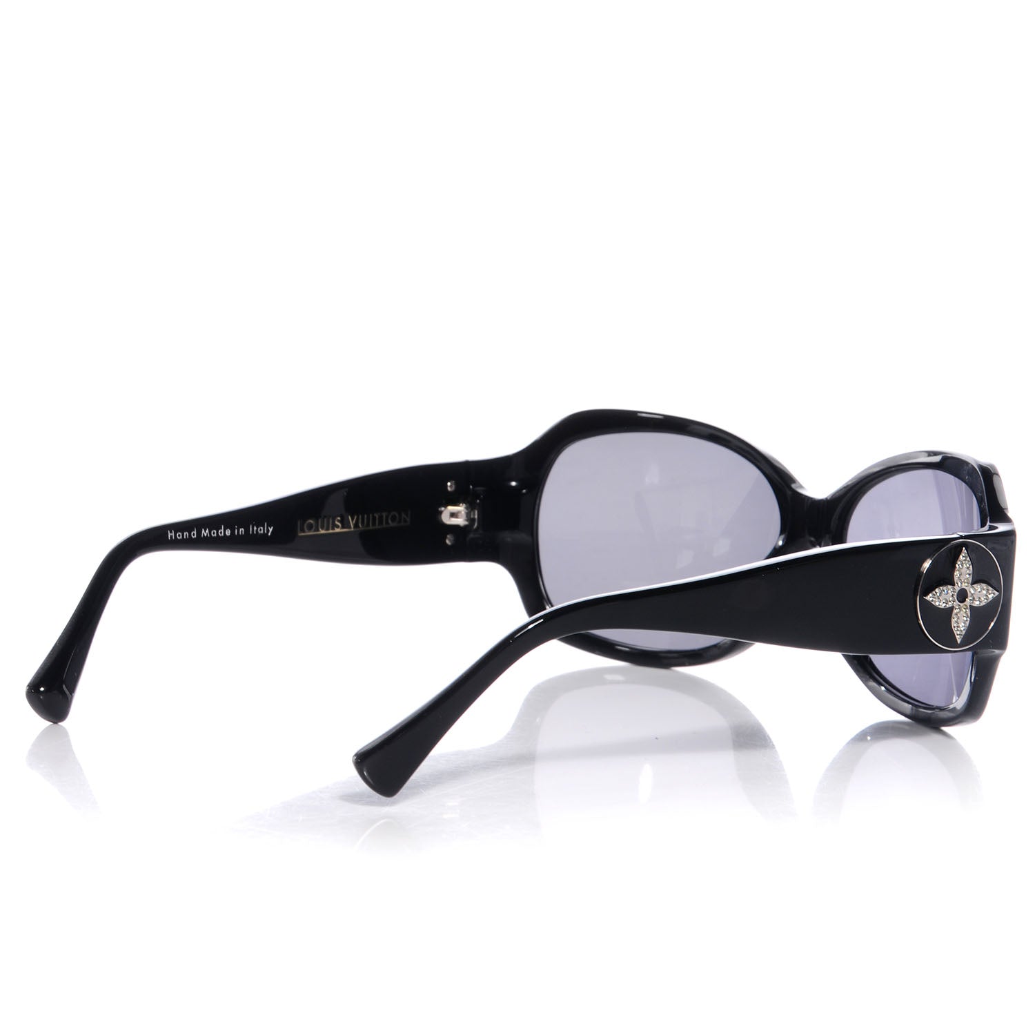 Louis Vuitton Ursula Strass Sunglasses Z0145E Black 69487