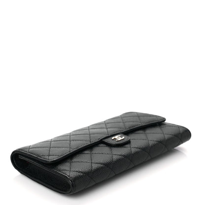 Chanel Caviar Quilted Travel Wallet Black 5 of 8