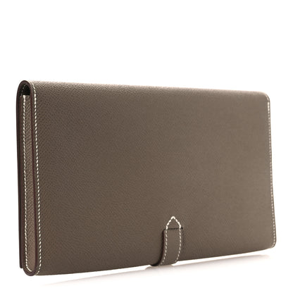 Hermes Epsom New H Passant Toutenmain Wallet Etoupe 3 of 8