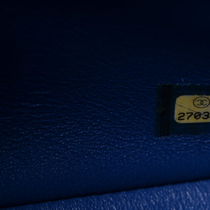 Chanel Lambskin Quilted Mini Square Flap Royal Blue 7 of 10