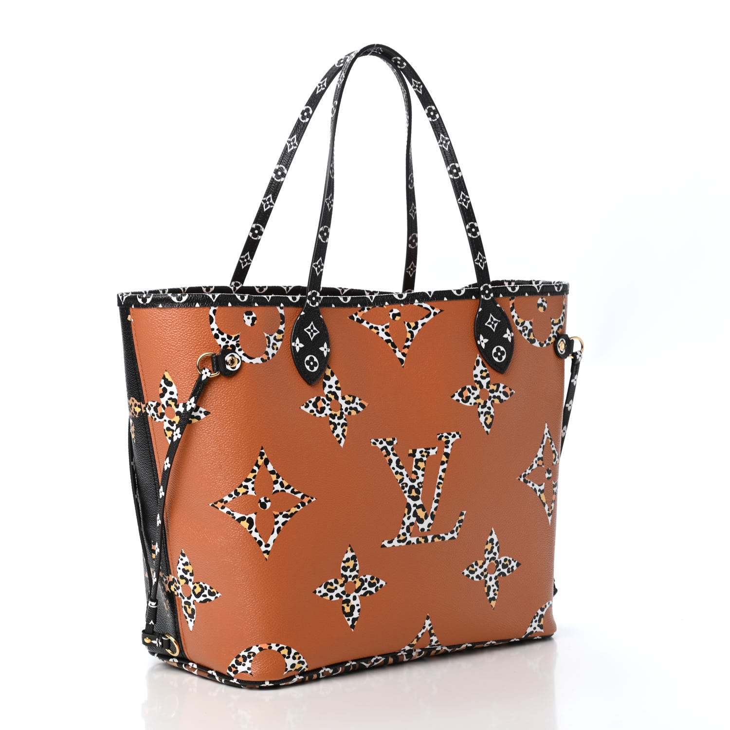 Louis Vuitton Monogram Giant Jungle Neverfull MM Black 2 of 4