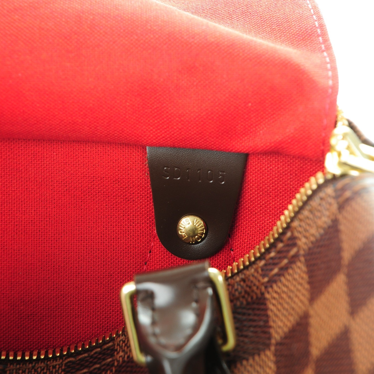 Louis Vuitton Damier Ebene Speedy Bandouliere 25 8 of 8