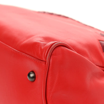 Bottega Veneta Nappa Intrecciato Light Calf Tote Red 10 of 15