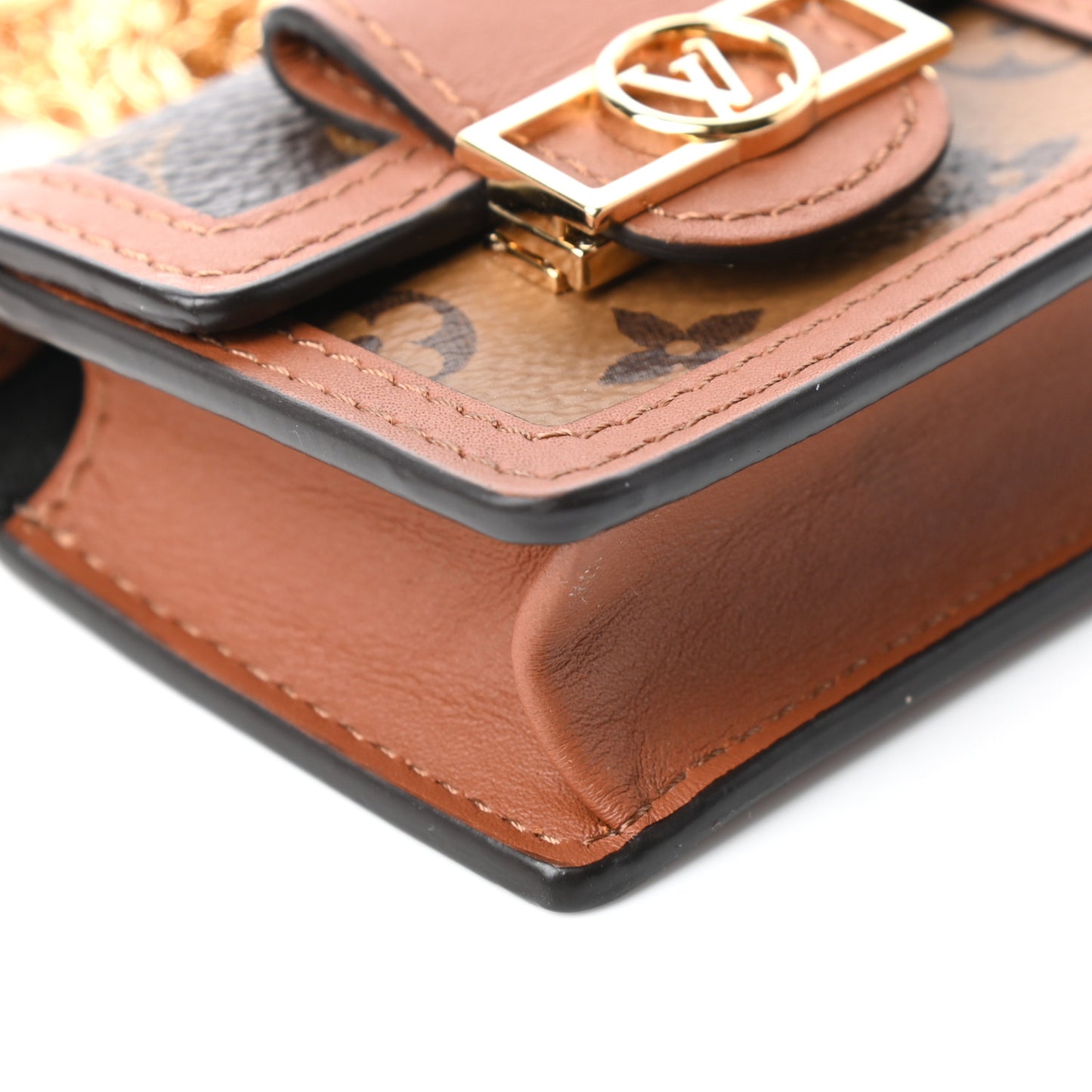 Reverse Monogram Dauphine Micro Earphones Bag