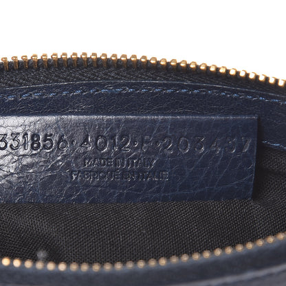 Balenciaga Agneau Giant 12 Gold Hardware Pouch Bleu Obscur 7 of 7