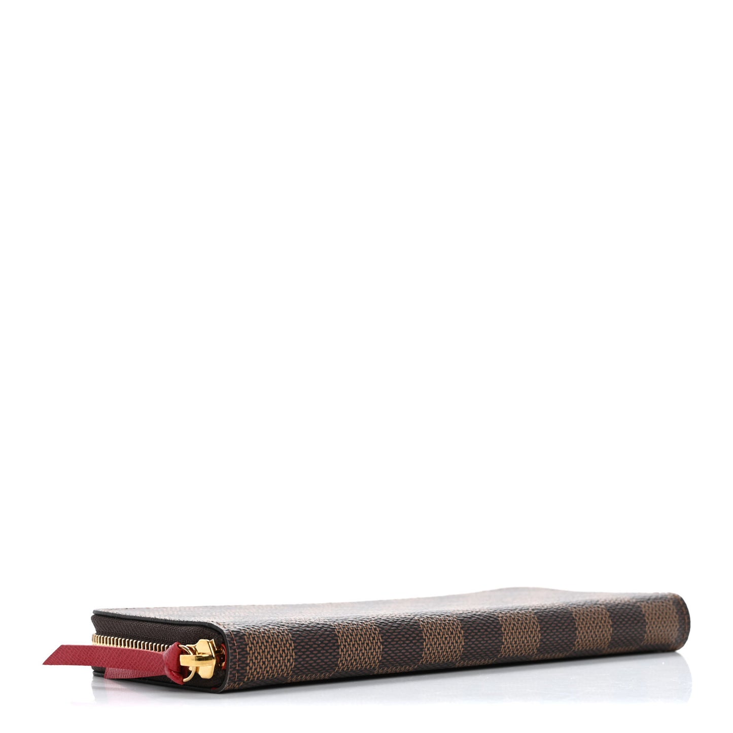 Damier Ebene Clemence Wallet Cherry