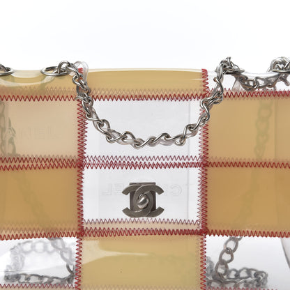 Chanel PVC Stitched Flap Beige Pink 10 of 10
