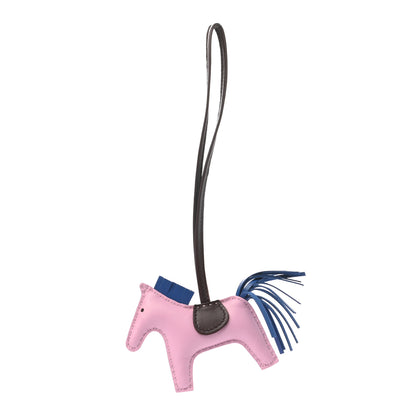 Hermes Milo Lambskin Grigri Rodeo Horse Bag Charm PM Mauve Sylvestre Bleu France Rouge Sellier 1 of 4