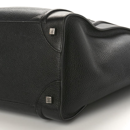 Celine Drummed Calfskin Mini Luggage Black 8 of 13