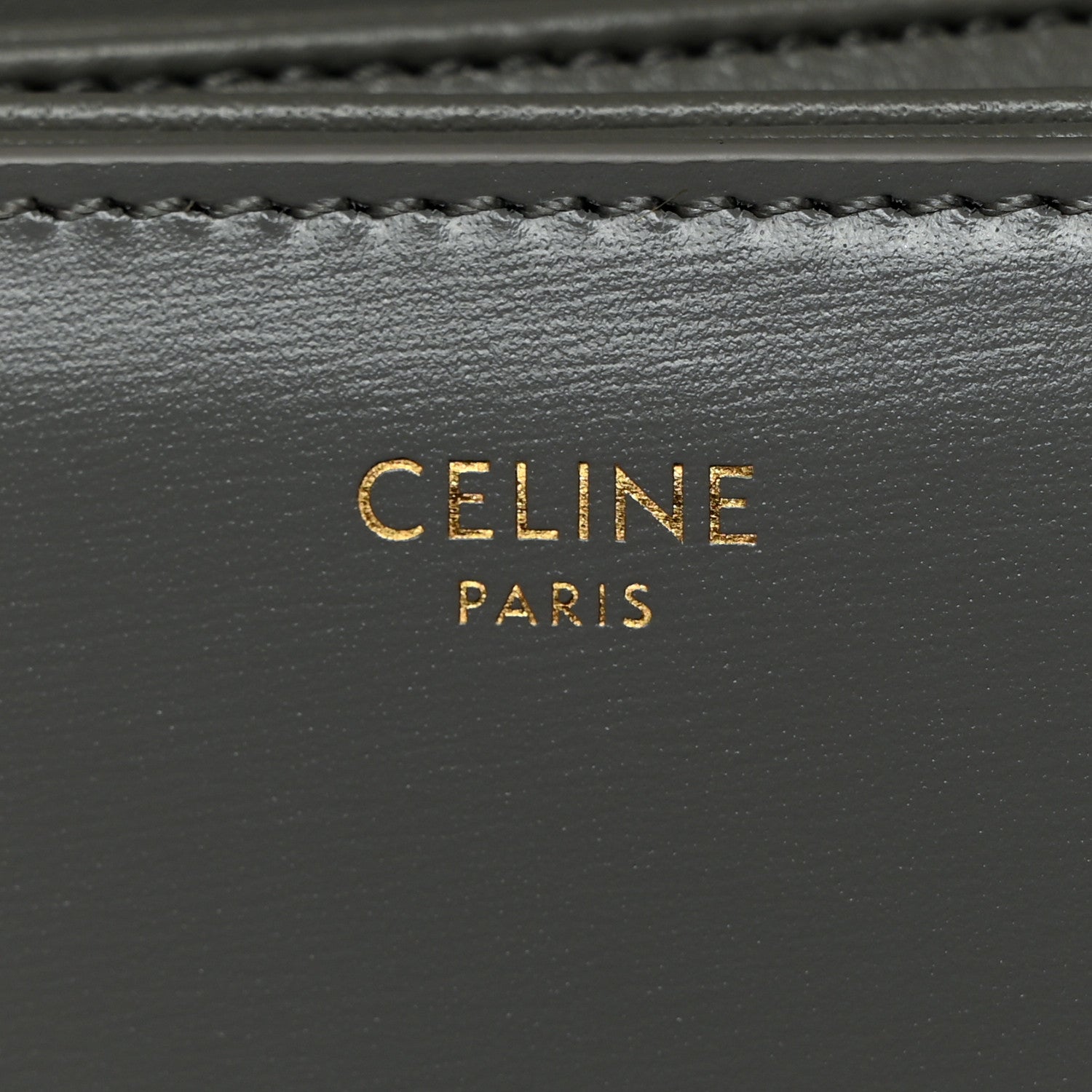Celine Shiny Calfskin Medium Triomphe Pebble 6 of 10