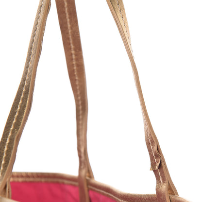 Celine Canvas Macadam Tote Bag Pink 10 of 14