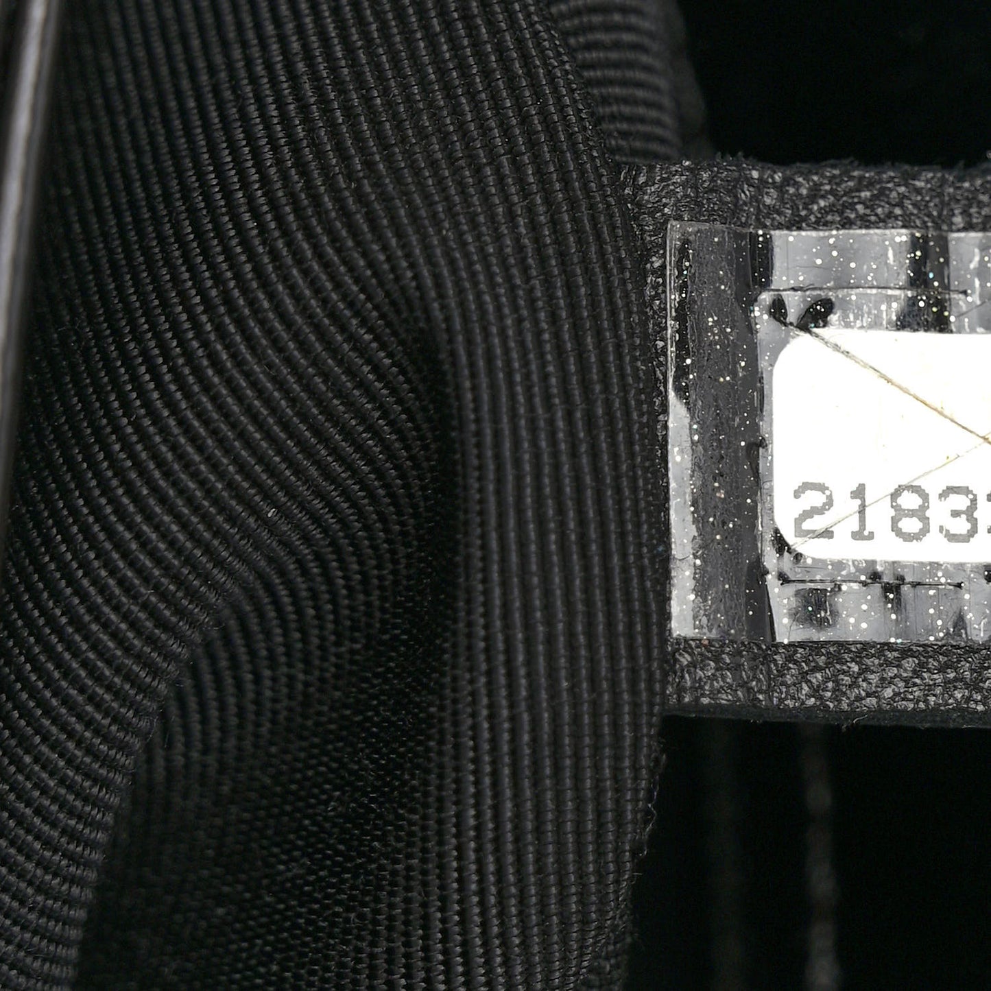 Shiny Goatskin Quilted Flap Black