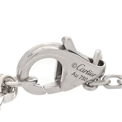 Cartier 18K White Gold Diamond SM D'Amour Bracelet 3 of 5