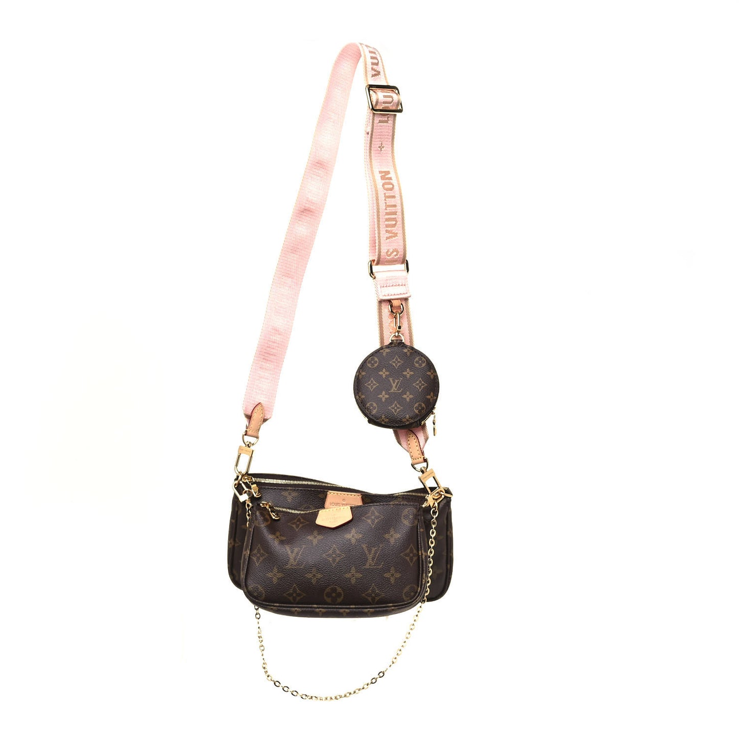 Monogram Multi Pochette Accessories Rose Clair
