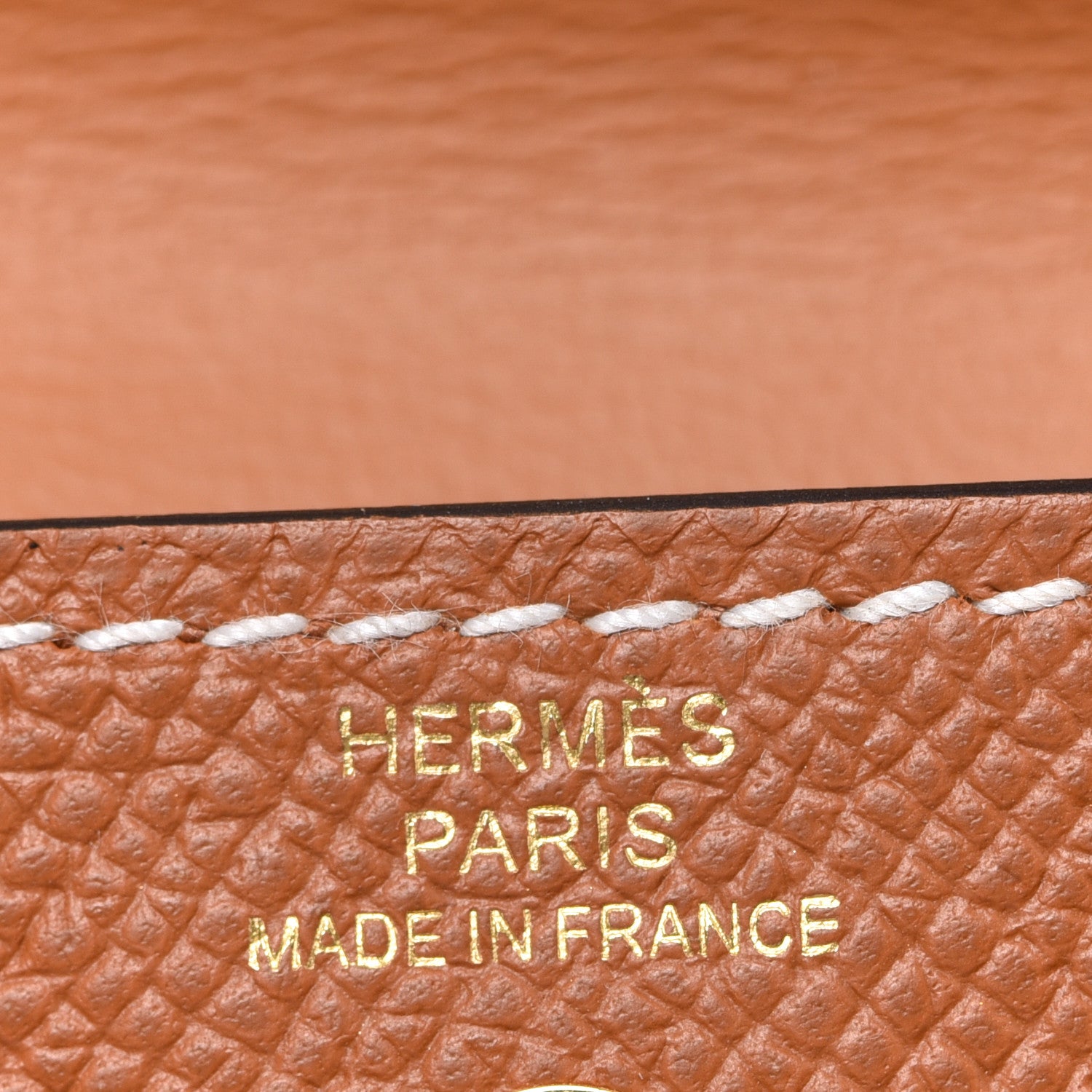 Hermes Epsom Kelly Pocket Belt Gold 4 of 8
