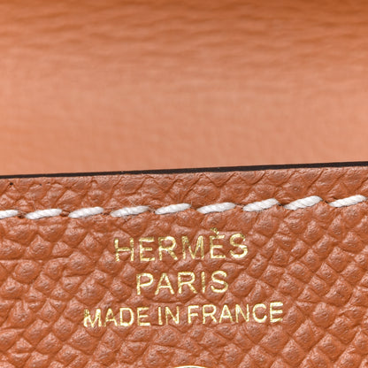 Hermes Epsom Kelly Pocket Belt Gold 4 of 8