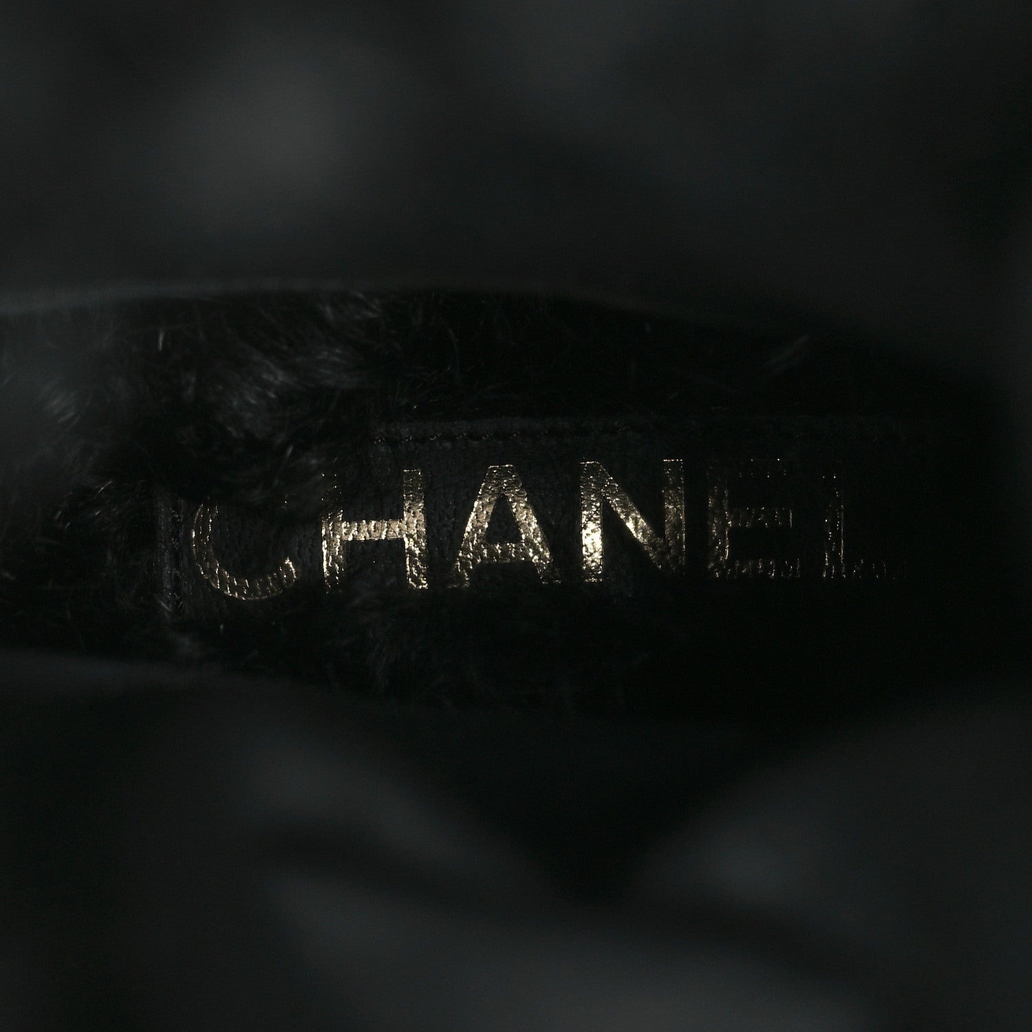 Chanel Shearling Sheepskin High Boots 37.5 Black 9 of 11