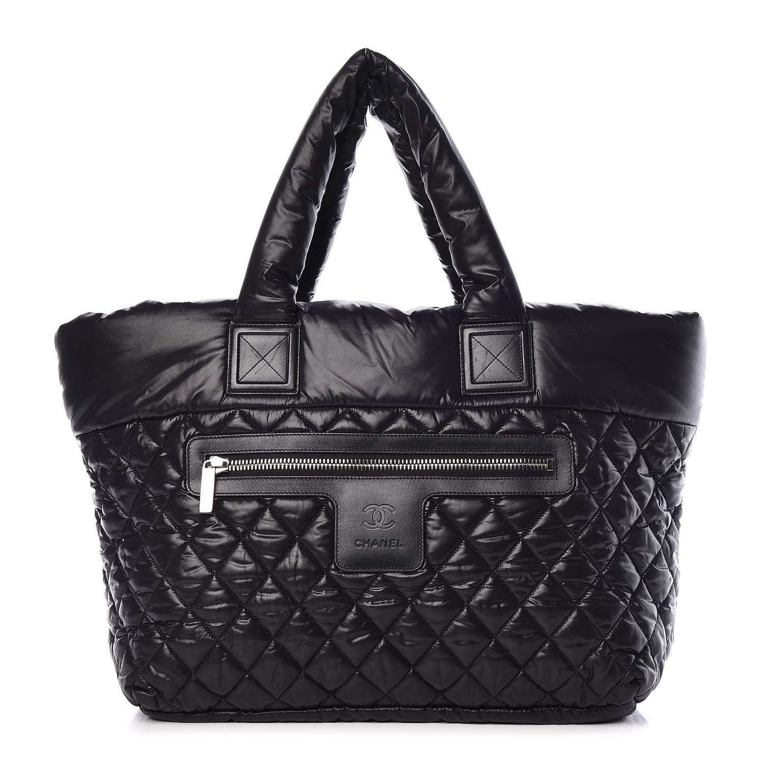Chanel Nylon Quilted Large Coco Cocoon Tote Black 1 of 9