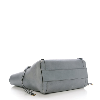 Chloe Smooth Calfskin Medium Milo Shopping Tote Cloudy Blue 4 of 9
