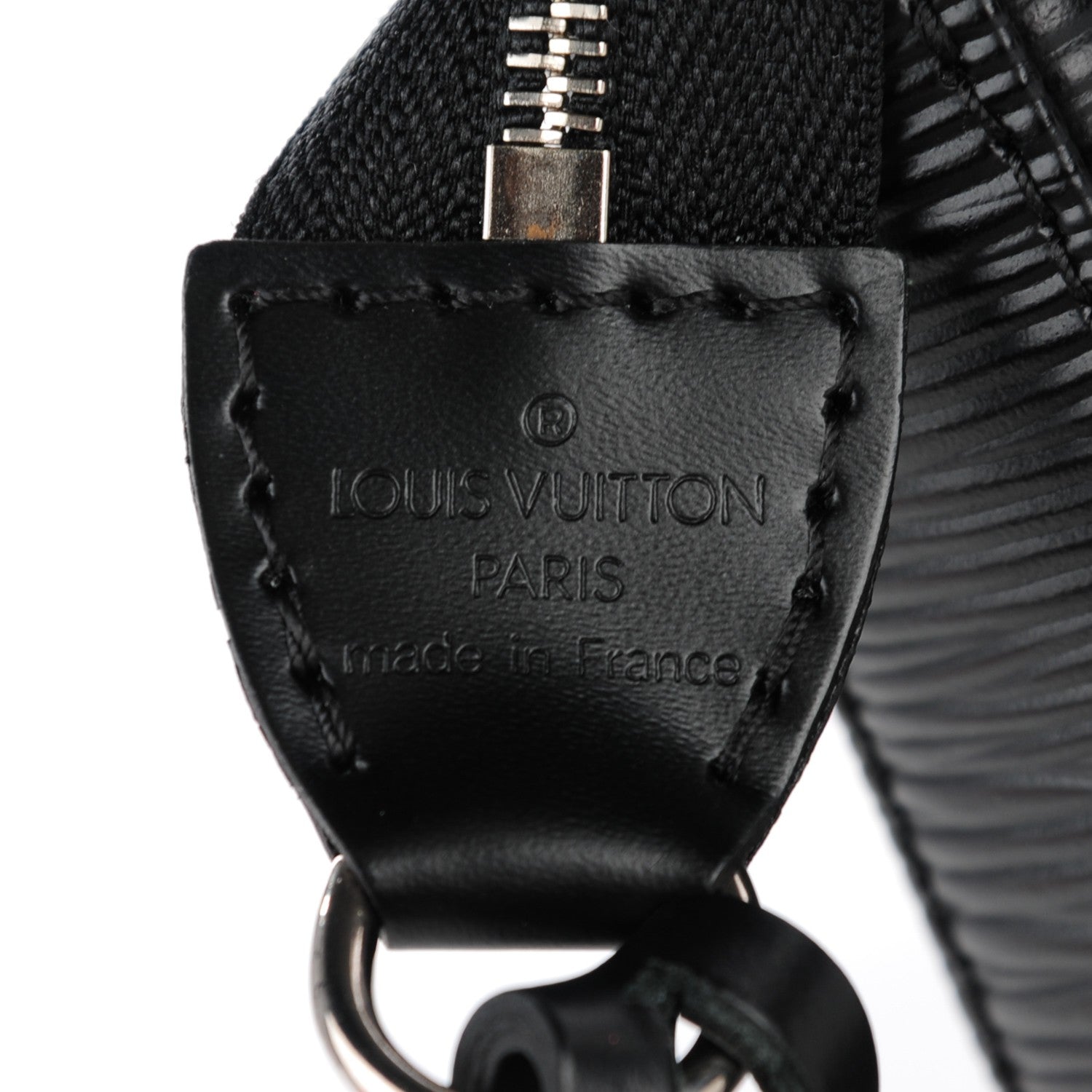 Louis Vuitton Epi Pochette Accessories NM Black 6 of 7
