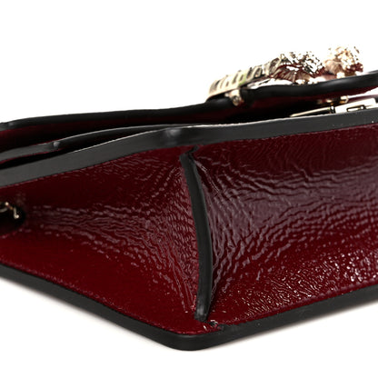 Gucci Crinkled Patent Mini Dionysus Shoulder Bag Rosso Ancora Red 8 of 10