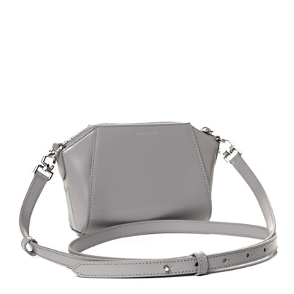 Givenchy Smooth Calfskin Nano Antigona Grey 3 of 12