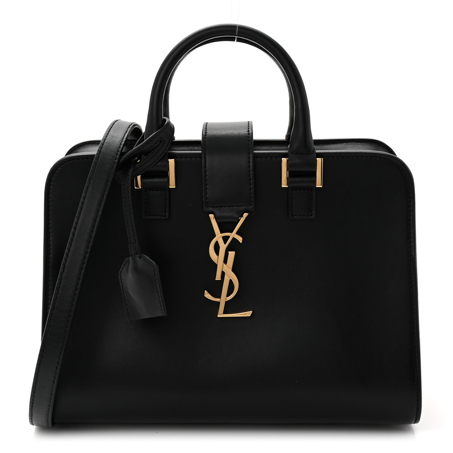 Calfskin Monogram Baby Cabas Black