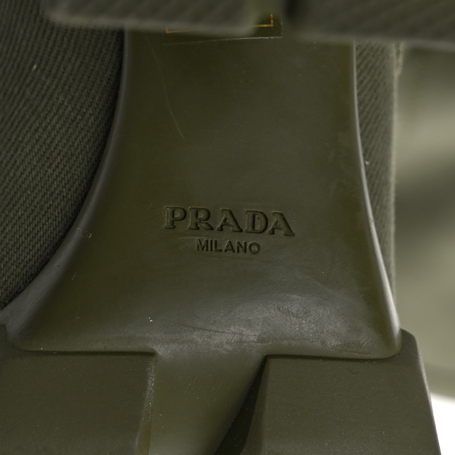 Prada Washed Denim Lace Up 110mm Ankle Boots 39 Militare 6 of 7