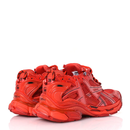 Balenciaga Mesh Rubber Mens Runner Sneakers  39 Red 4 of 16