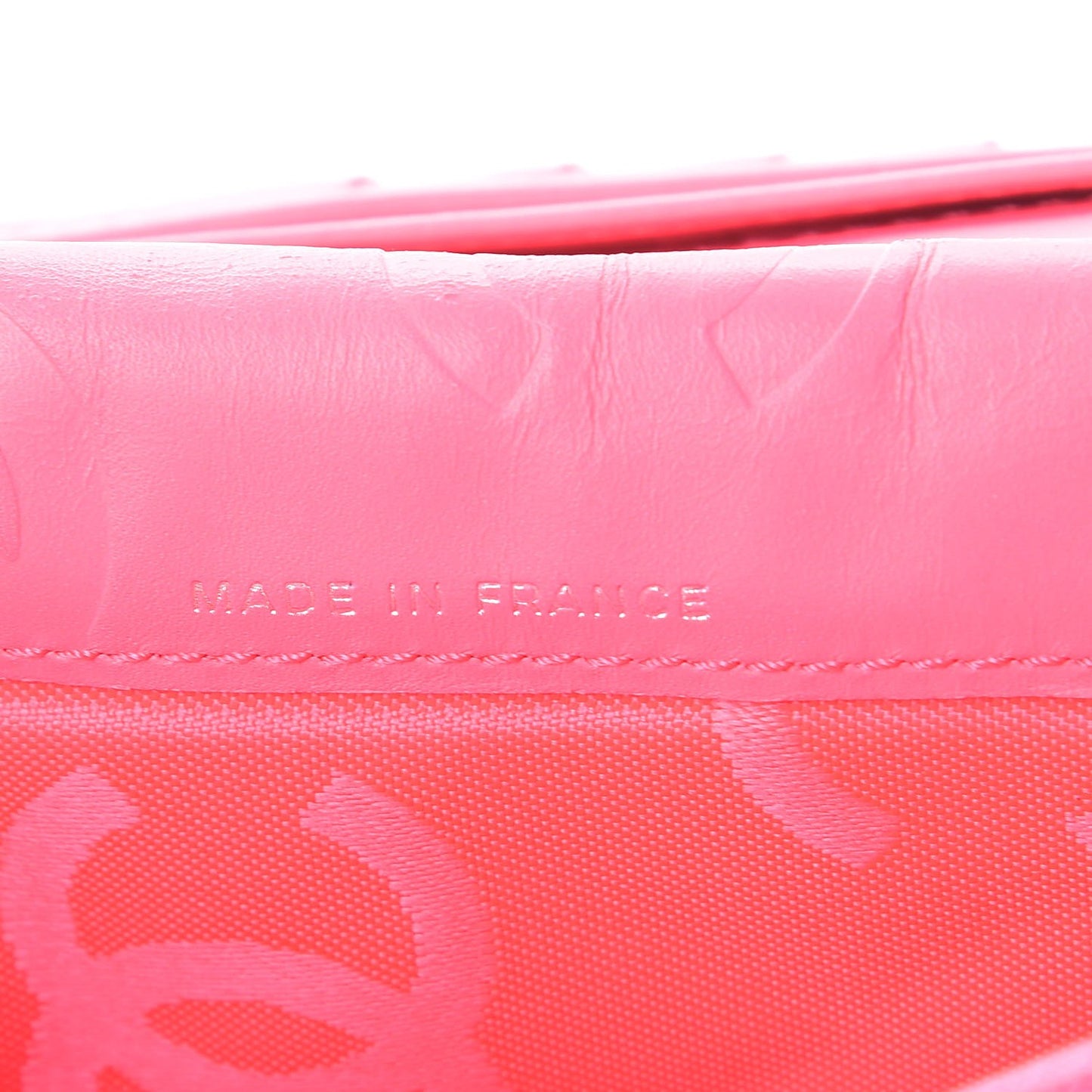 Calfskin Quilted Cambon Yen Wallet Black White