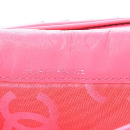 Chanel Calfskin Quilted Cambon Yen Wallet Black White 7 of 11