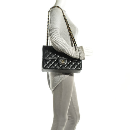 Chanel Caviar Quilted Jumbo Double Flap Black 2 of 8