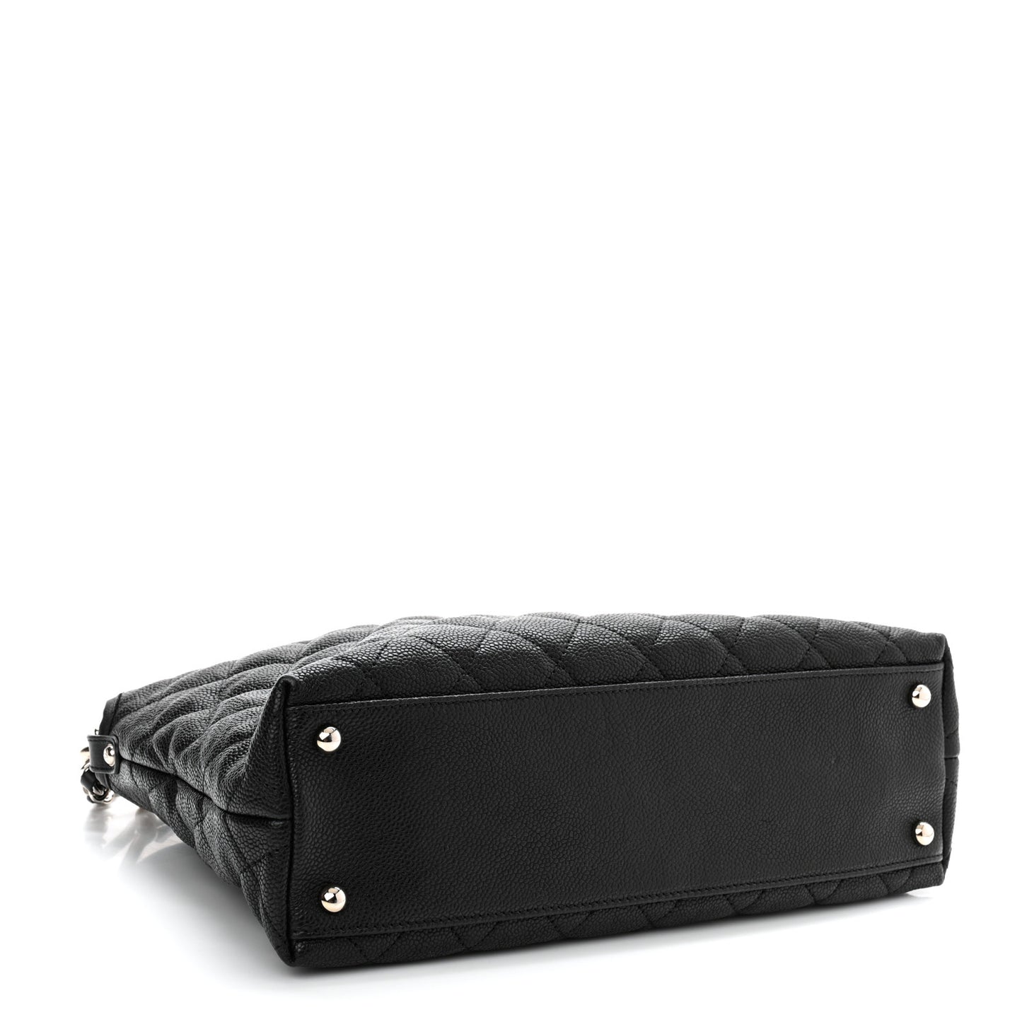 Caviar Quilted French Riviera Hobo Black