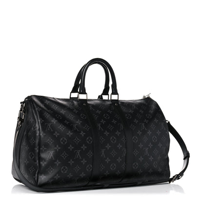 Louis Vuitton Monogram Eclipse Keepall Bandouliere 45 3 of 13