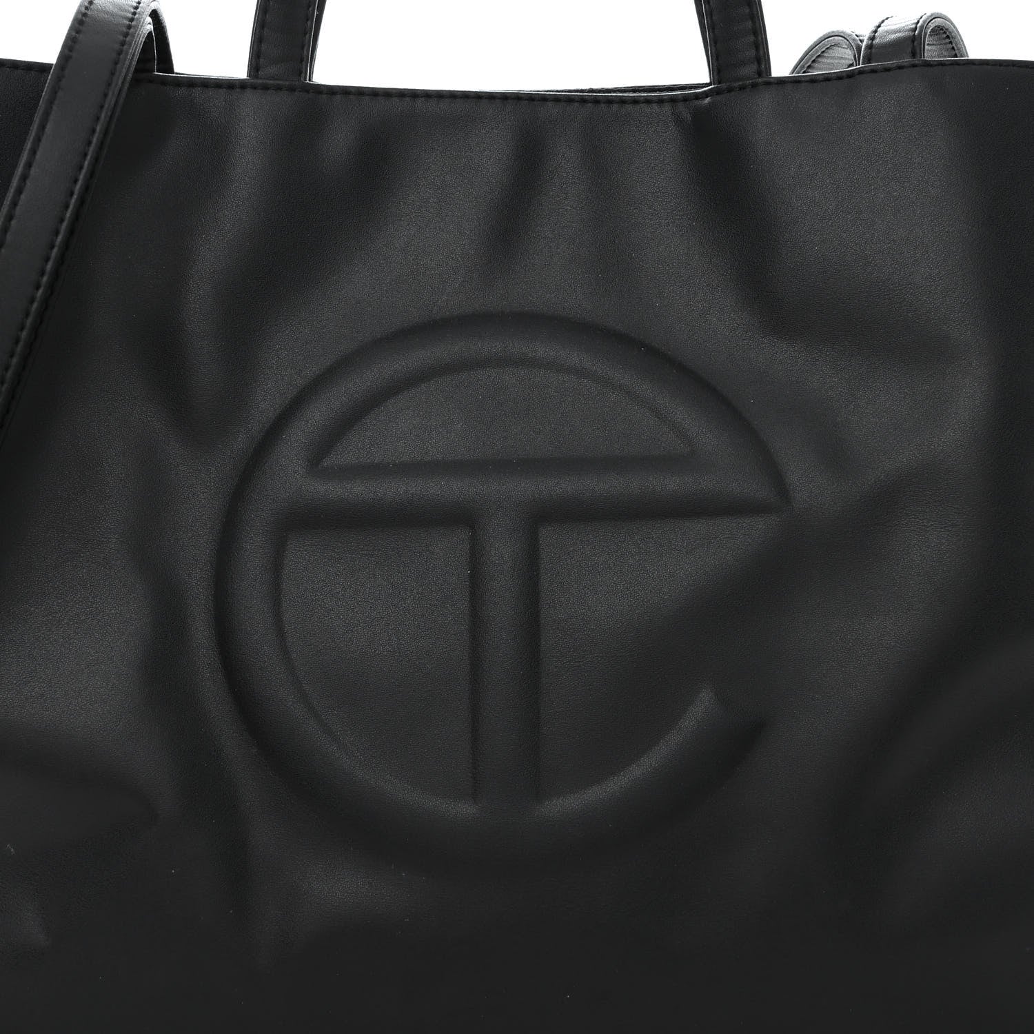 Telfar Vegan Leather Medium Shopping Bag Black 9 of 14