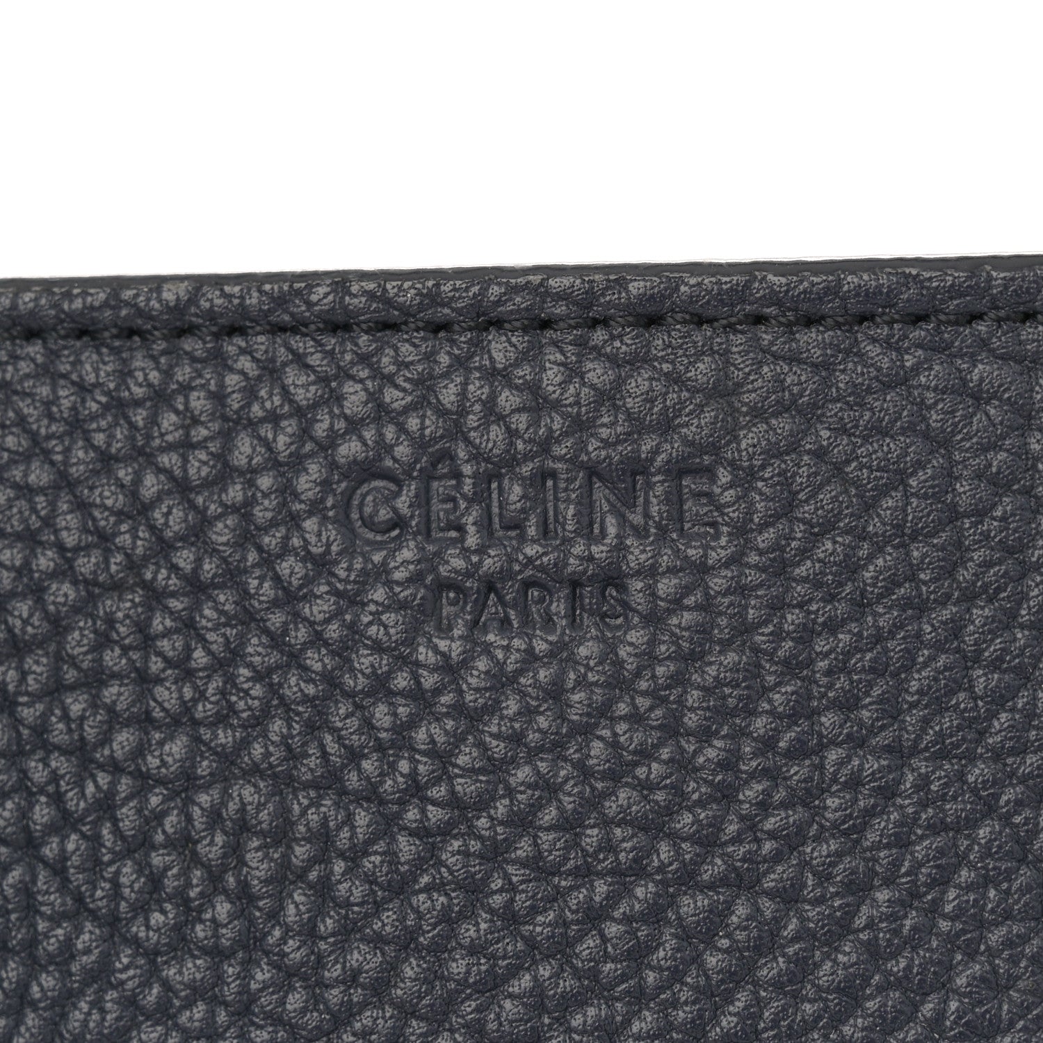 Celine Grained Calfskin Medium Phantom Luggage Deepsea 5 of 15