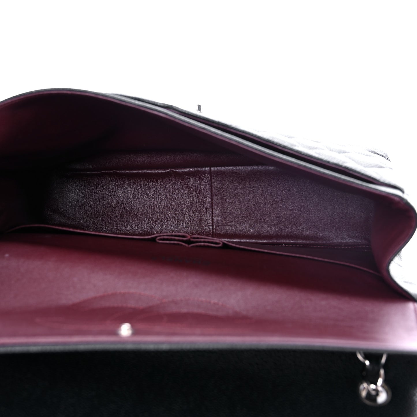 Caviar Quilted Maxi Double Flap Black