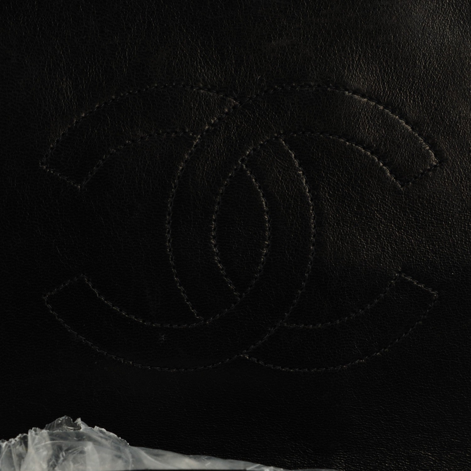 Louis Vuitton CHANEL Lambskin Quilted XL Jumbo Flap Black 7 of 9