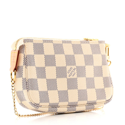 Louis Vuitton Damier Azur Mini Pochette Accessories 3 of 7