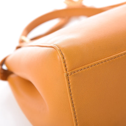Fendi Nappa Mini Peekaboo Iconic Satchel Giallo Syrup 10 of 16