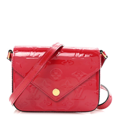 Louis Vuitton Vernis Mini Sac Lucie Rose Indien 1 of 9
