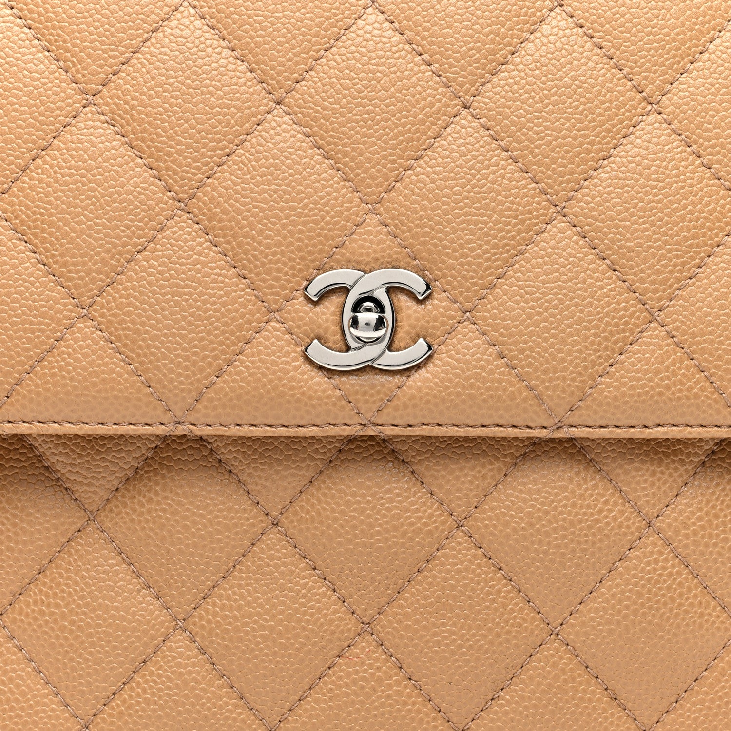 Chanel Caviar Quilted Jumbo Kelly Flap Beige 8 of 10