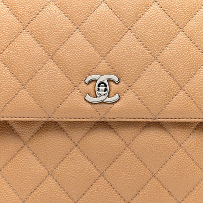 Chanel Caviar Quilted Jumbo Kelly Flap Beige 8 of 10